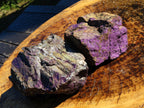 Natural Rough Purpurite Specimens x 2 From Namibia - TopRock