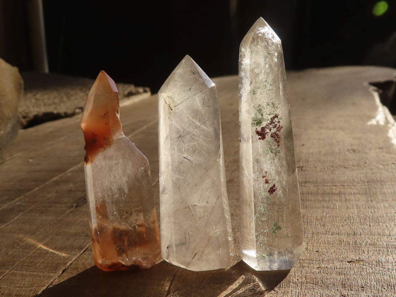 Polished Mixed Quartz Crystal Points x 17 From Madagascar - Toprock Gemstones and Minerals 