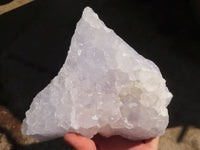 Natural Etched Blue Lace Agate Geode Specimens x 2 From Nsanje, Malawi - Toprock Gemstones and Minerals 