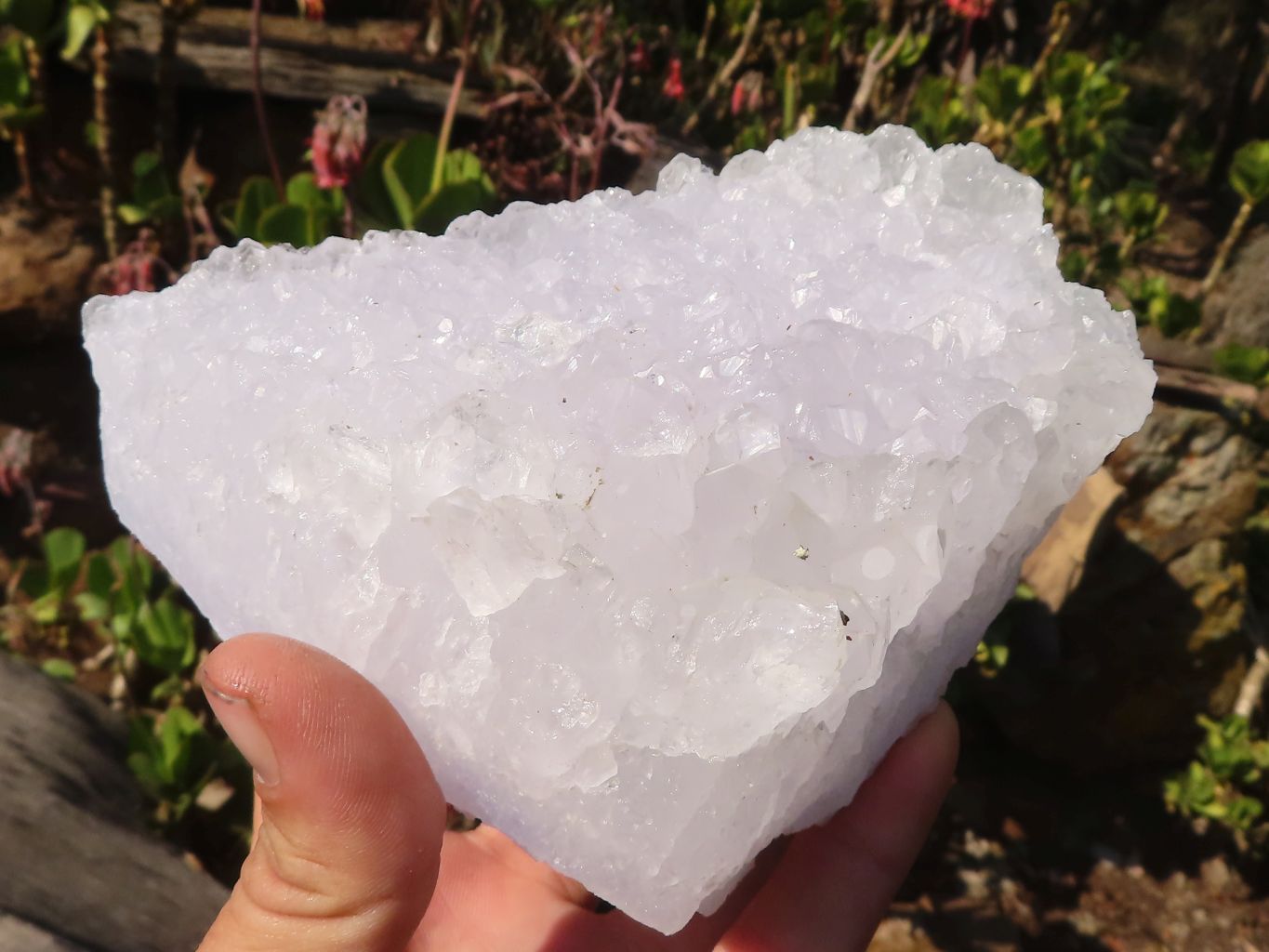 Natural Etched Blue Lace Agate Geode Specimens x 2 From Nsanje, Malawi - Toprock Gemstones and Minerals 