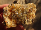 Natural Limonite Quartz Clusters x 24 From Solwezi, Zambia - Toprock Gemstones and Minerals 
