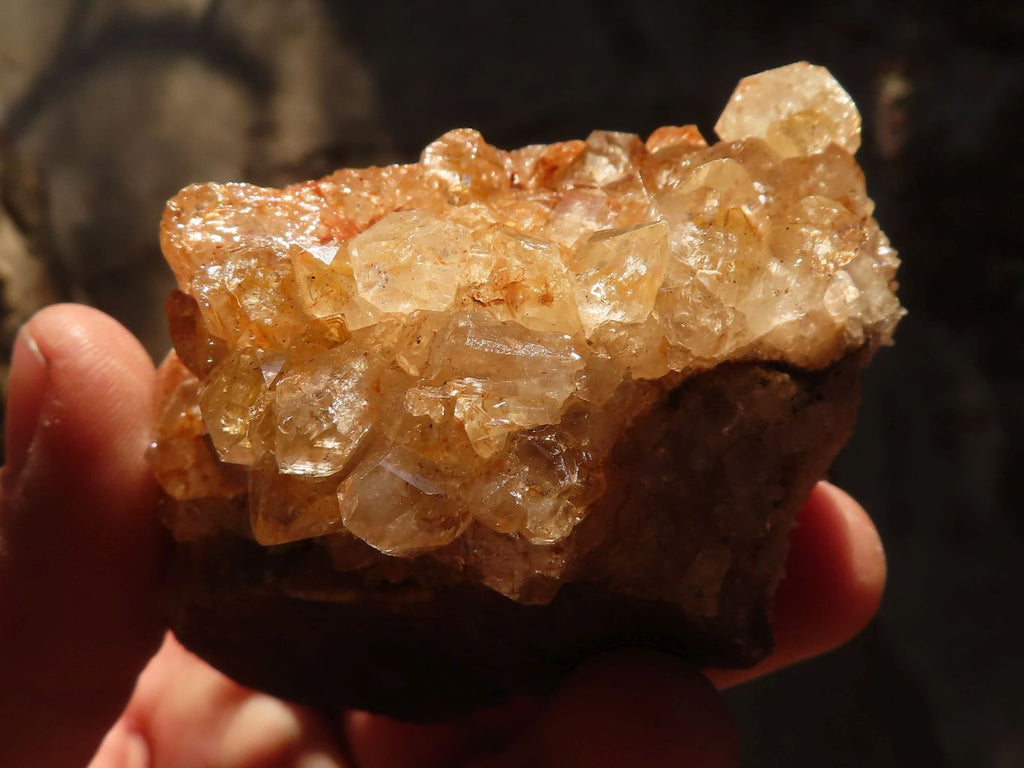 Natural Limonite Quartz Clusters x 24 From Solwezi, Zambia - Toprock Gemstones and Minerals 
