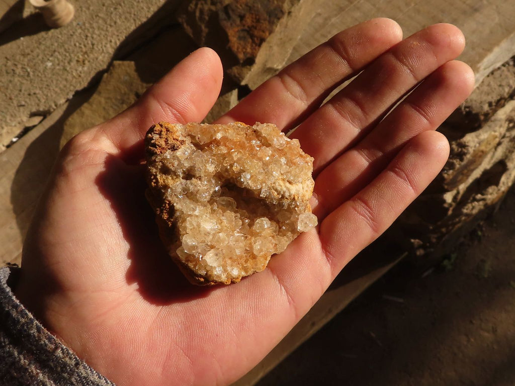 Natural Limonite Quartz Clusters x 24 From Solwezi, Zambia - Toprock Gemstones and Minerals 