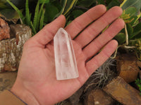 Polished Clear Quartz Crystal Points x 6 From Madagascar - TopRock