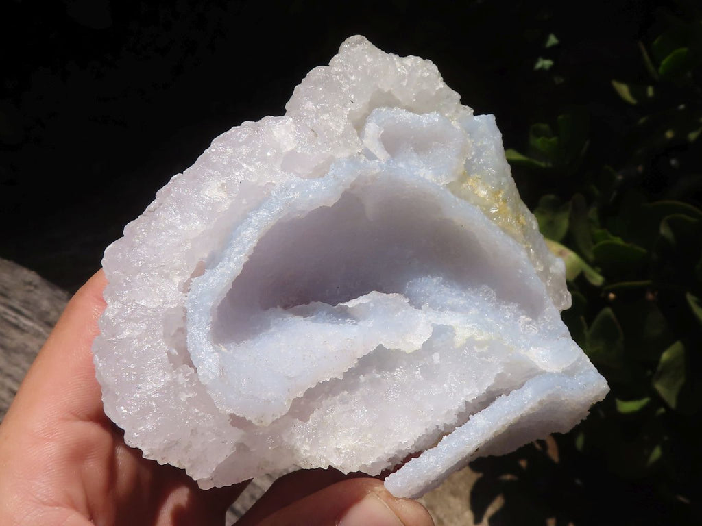 Natural Etched Blue Chalcedony Specimens  x 6 From Malawi - TopRock