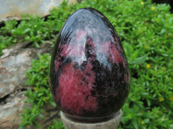 Polished Rhodonite Eggs x 6 From Madagascar - TopRock