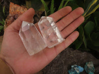 Polished Clear Quartz Crystal Points x 6 From Madagascar - TopRock