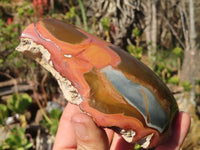 Polished Polychrome Jasper Domed Pieces  x 4 From Madagascar - Toprock Gemstones and Minerals 