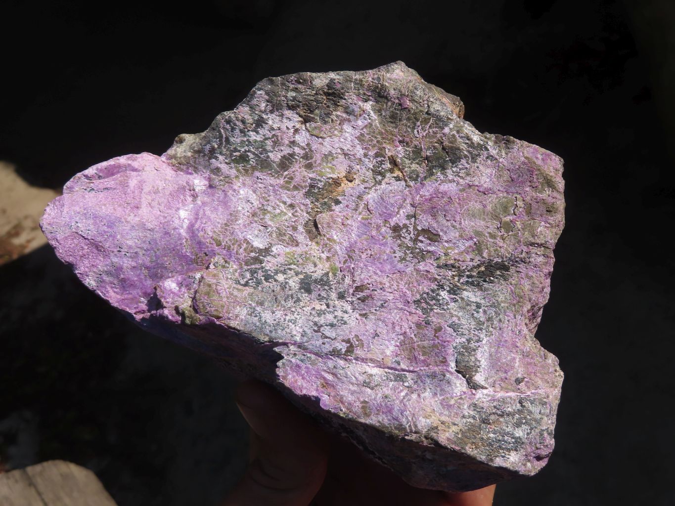 Natural Rough Stichtite & Serpentine Specimens x 2 From Barberton, South Africa - Toprock Gemstones and Minerals 