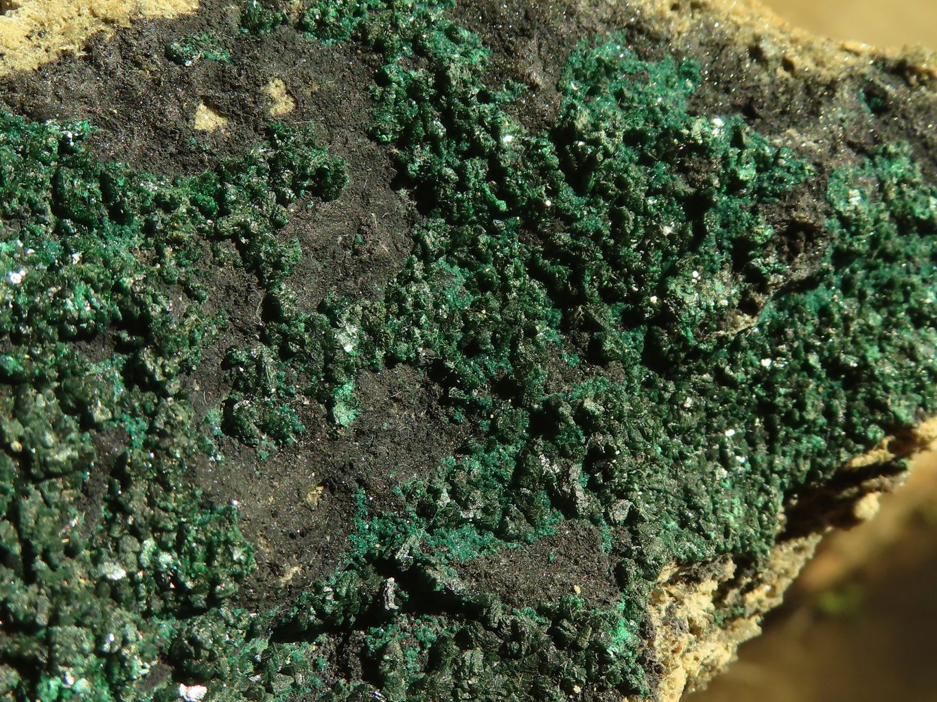 Natural Crystalline Malachite Specimens  x 3 From Congo - Toprock Gemstones and Minerals 