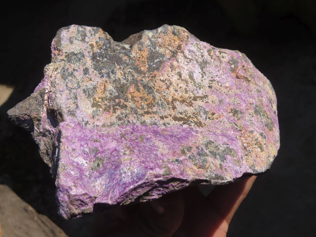 Natural Rough Stichtite & Serpentine Specimens x 2 From Barberton, South Africa - Toprock Gemstones and Minerals 