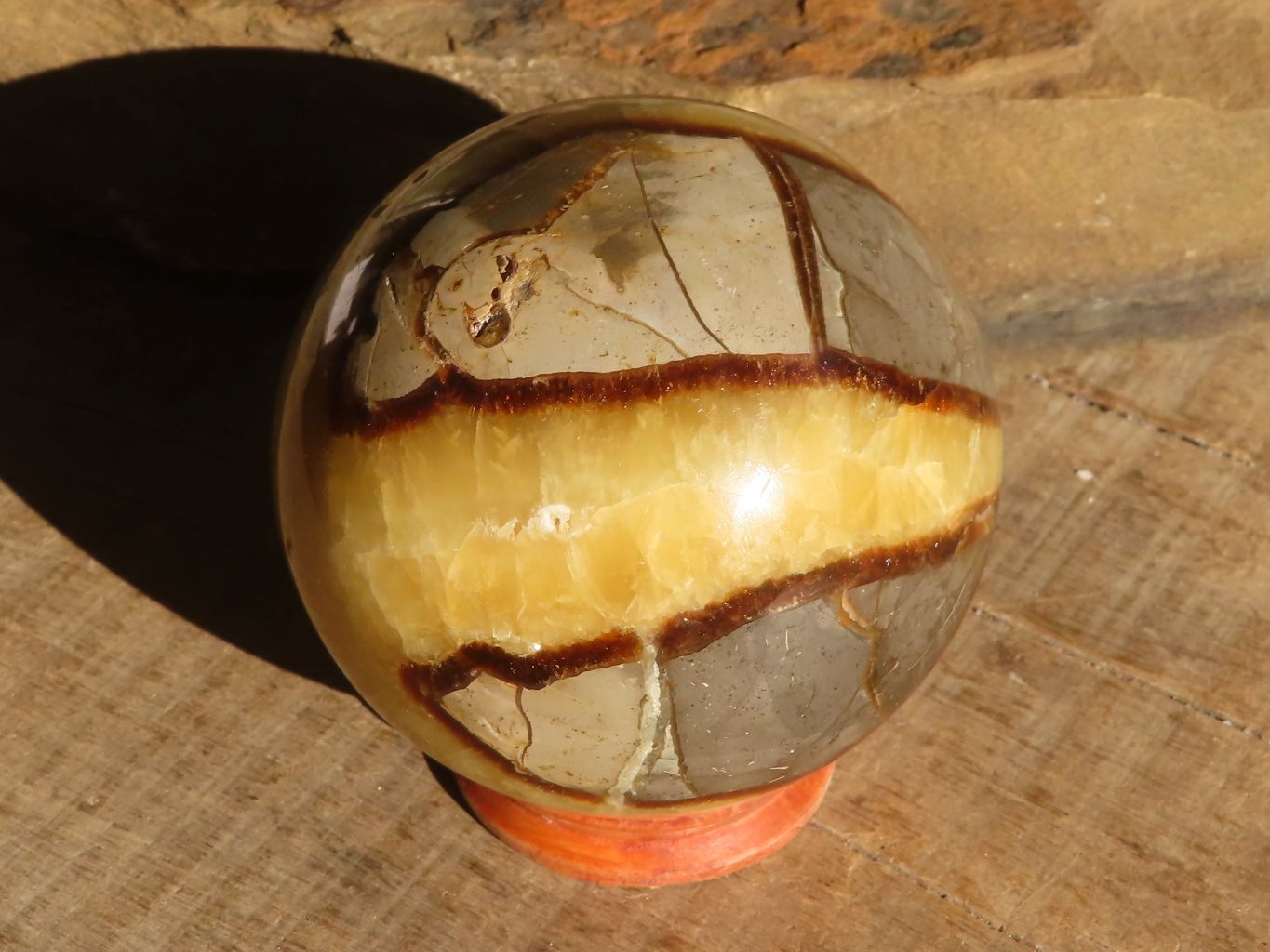 Polished Septerye Sphere x 1 From Mahajanga, Madagascar - Toprock Gemstones and Minerals 