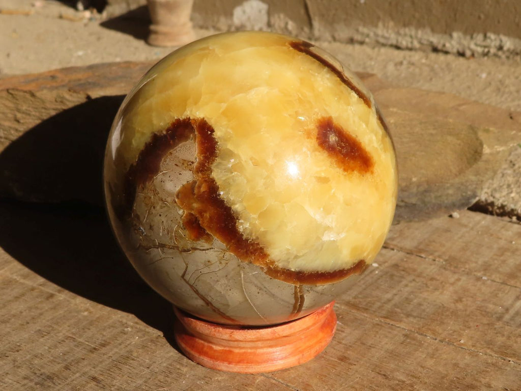 Polished Septerye Sphere x 1 From Mahajanga, Madagascar - Toprock Gemstones and Minerals 