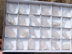 Natural Clear Etched Quartz Crystals  x 24 From Mpika, Zambia - Toprock Gemstones and Minerals 