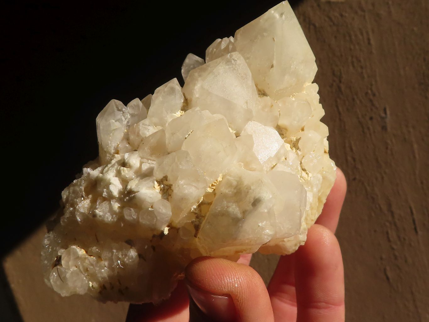 Natural Cascading Candle Quartz Clusters  x 4 From Madagascar - Toprock Gemstones and Minerals 