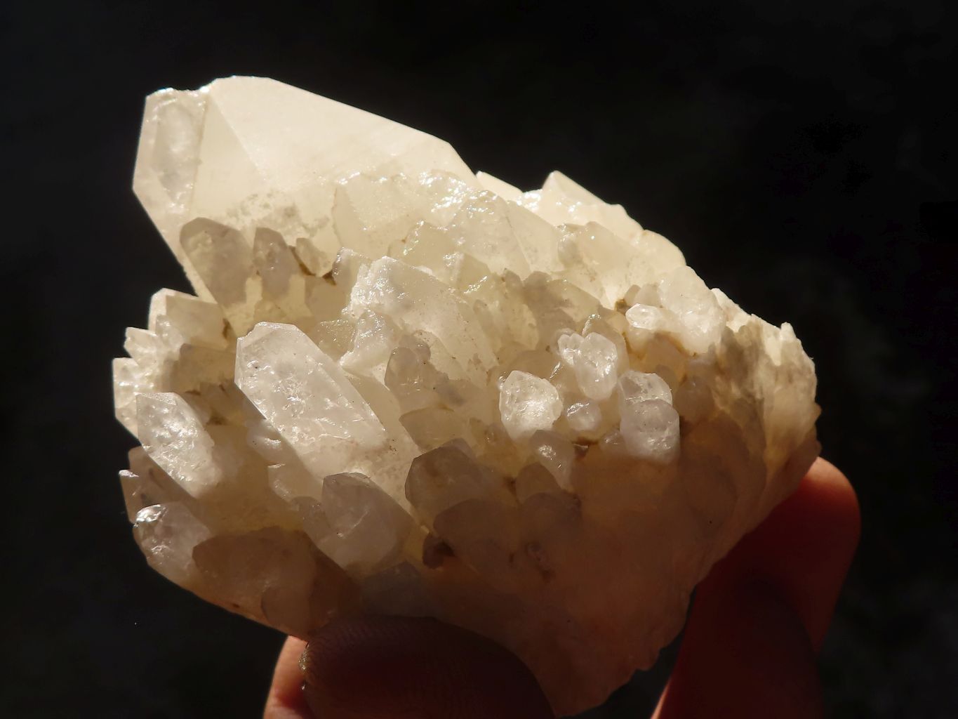 Natural Cascading Candle Quartz Clusters  x 4 From Madagascar - Toprock Gemstones and Minerals 