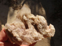 Natural Cascading White Phantom Smokey Quartz Clusters x 6 From Luena, Congo - Toprock Gemstones and Minerals 