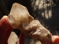 Natural Cascading White Phantom Smokey Quartz Clusters x 6 From Luena, Congo - Toprock Gemstones and Minerals 