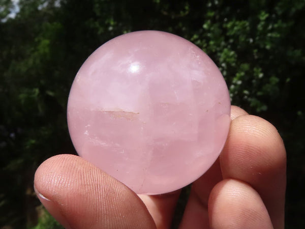 Polished Gemmy Pink Rose Quartz Spheres  x 6 From Ambatondrazaka, Madagascar - TopRock