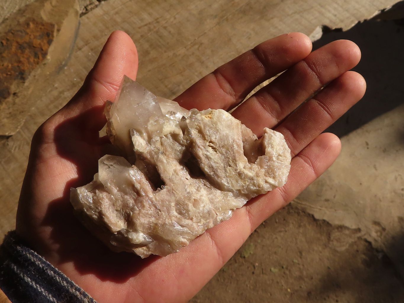 Natural Cascading White Phantom Smokey Quartz Clusters x 6 From Luena, Congo - Toprock Gemstones and Minerals 