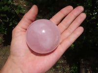 Polished Gemmy Pink Rose Quartz Spheres  x 6 From Ambatondrazaka, Madagascar - TopRock