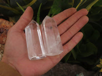 Polished Clear Quartz Crystal Points x 6 From Madagascar - TopRock