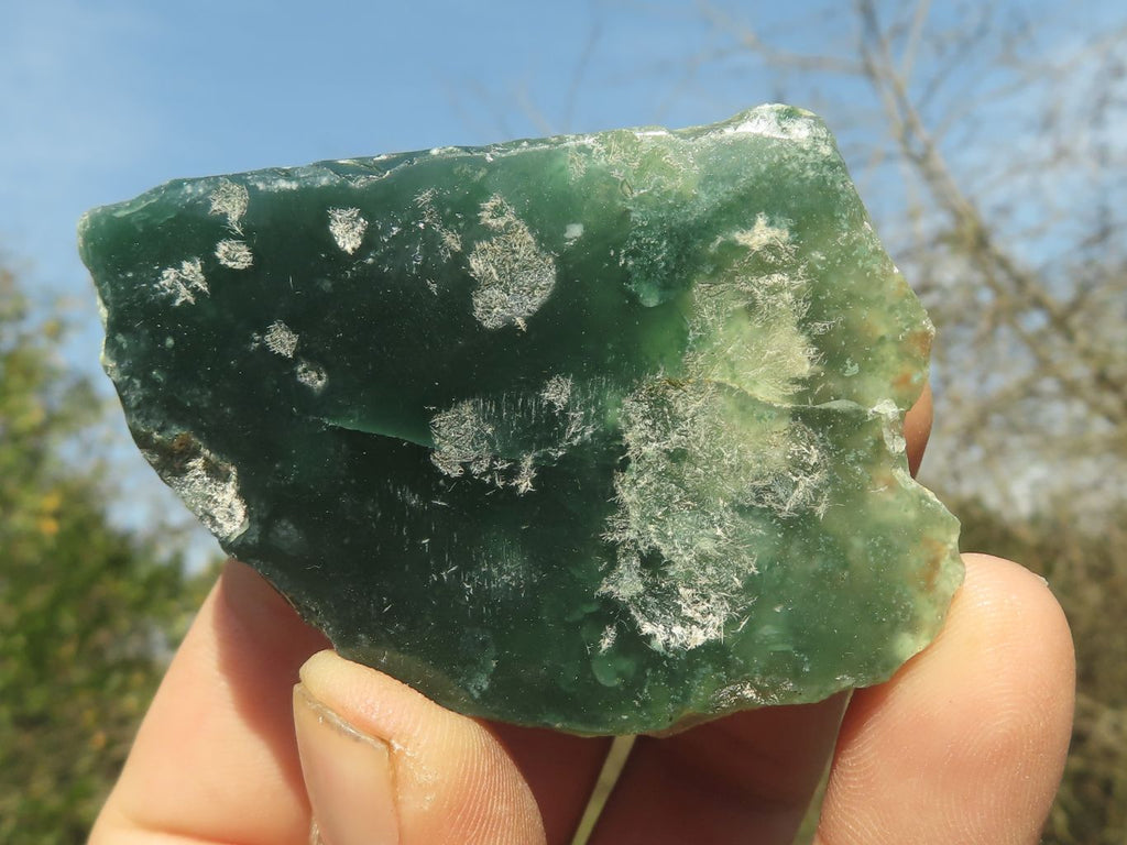 Polished Mtorolite Emerald Chrome Chrysoprase Plates x 24 From Mutorashanga, Zimbabwe - TopRock