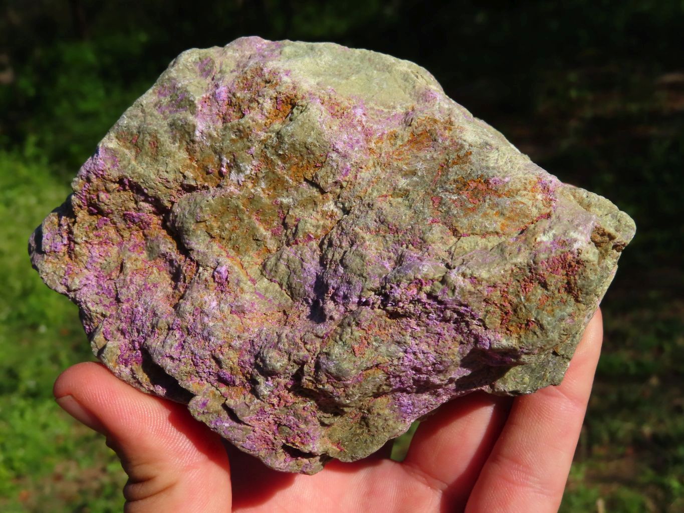 Natural Rare Stichtite & Green Serpentine Specimens x 4 From Barberton, South Africa - TopRock
