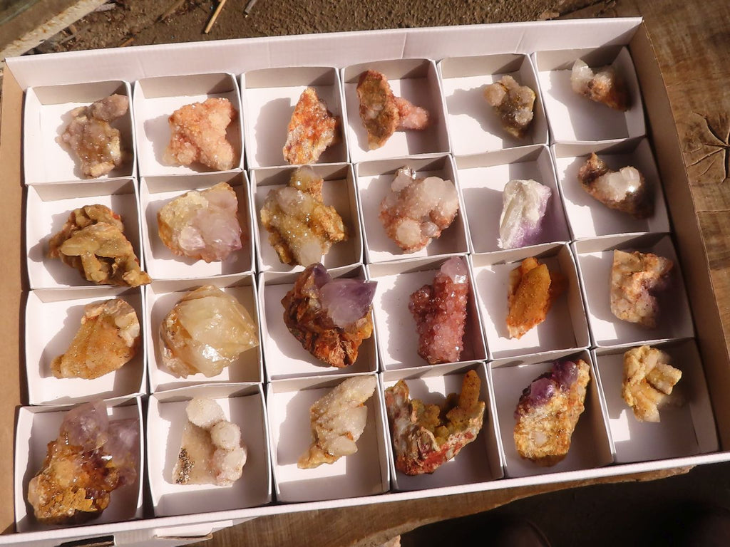 Natural Mixed Spirit Quartz Clusters x 24 From Boekenhouthoek, South Africa - Toprock Gemstones and Minerals 