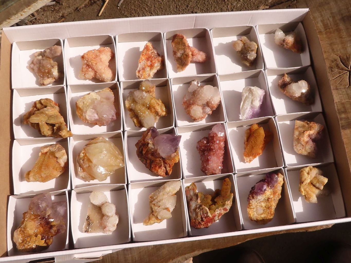 Natural Mixed Spirit Quartz Clusters x 24 From Boekenhouthoek, South Africa - Toprock Gemstones and Minerals 