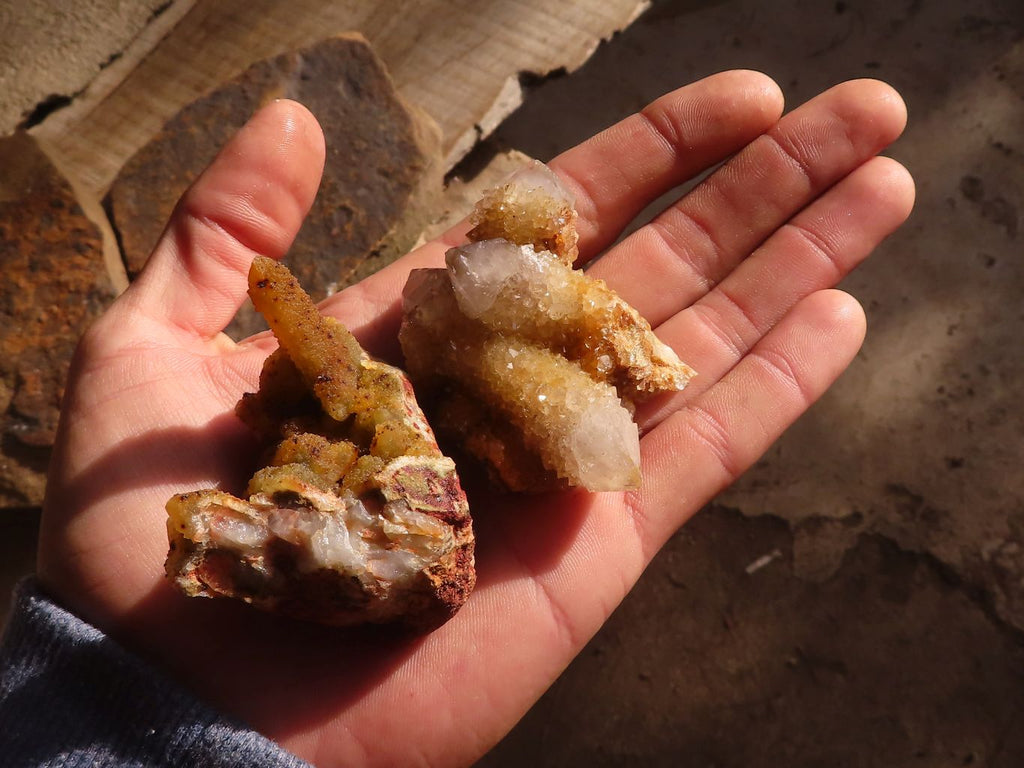 Natural Mixed Spirit Quartz Clusters x 24 From Boekenhouthoek, South Africa - Toprock Gemstones and Minerals 