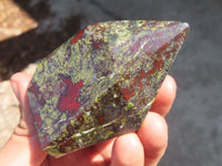 Polished Bastite Dragon Blood Stone Points  x 4 From Tshipise, South Africa - Toprock Gemstones and Minerals 