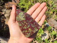 Polished Bastite Dragon Blood Stone Points  x 4 From Tshipise, South Africa - Toprock Gemstones and Minerals 