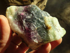 Natural Cobbed Watermelon Fluorite Specimens  x 12 From Uis, Namibia - Toprock Gemstones and Minerals 