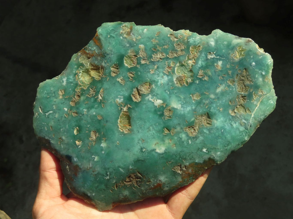 Polished One Side Polished Emerald Mtorolite Plates  x 2 From Mutorashanga, Zimbabwe - Toprock Gemstones and Minerals 