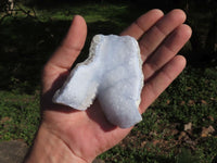 Natural Blue Lace Agate Geode Specimens  x 24 From Nsanje, Malawi - TopRock