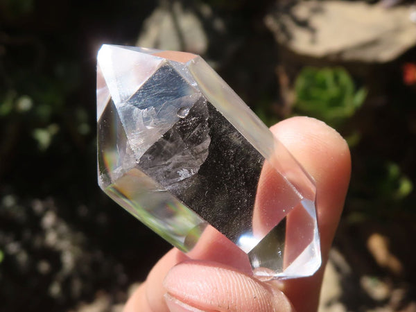 Polished Double Terminated Optic Quartz Crystals  x 12 From Madagascar - TopRock