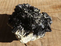 Natural Large Schorl Black Tourmaline Specimen x 1 From Erongo, Namibia - Toprock Gemstones and Minerals 