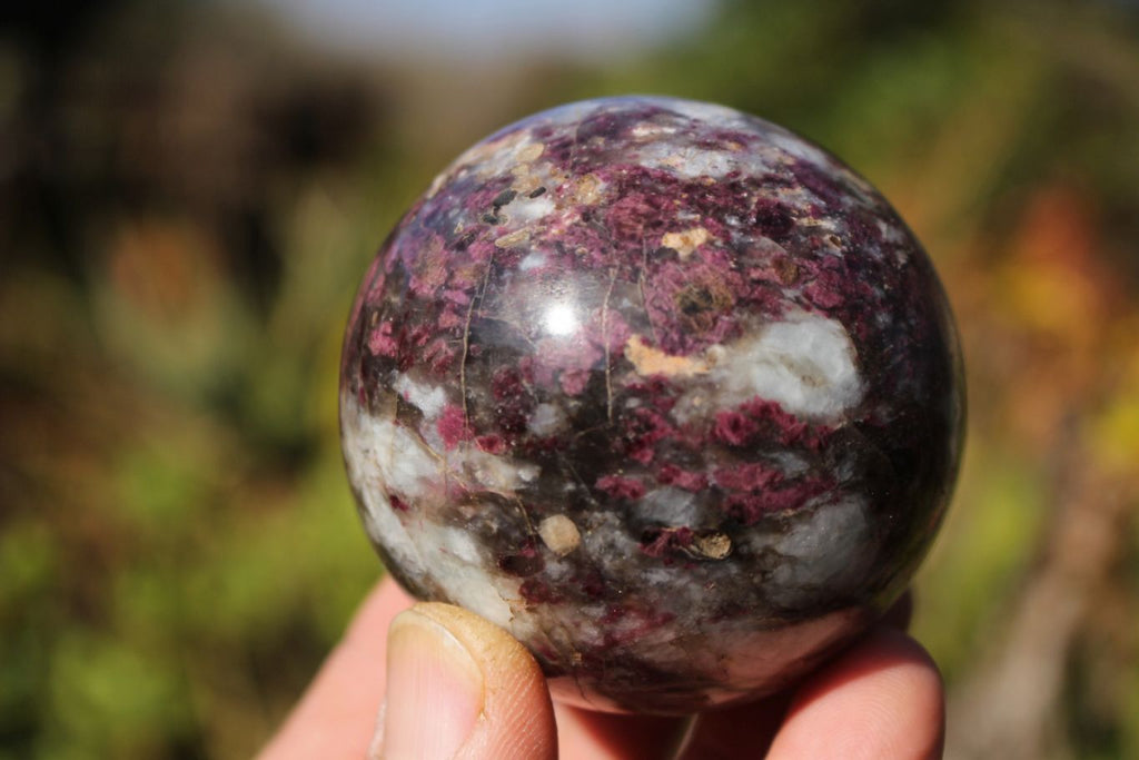 Polished Pink Tourmaline Rubellite Spheres x 3 From Ambatondrazaka, Madagascar - TopRock