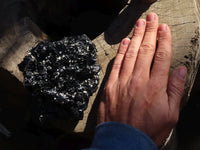 Natural Large Schorl Black Tourmaline Specimen x 1 From Erongo, Namibia - Toprock Gemstones and Minerals 