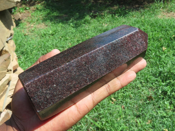 Polished Garnet Crystal Point x 1 From Madagascar - TopRock