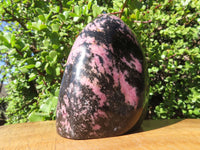Polished Rhodonite Standing Free Form x 1 From Madagascar - TopRock
