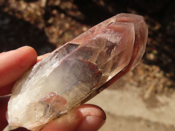 Natural Red Hematoid Quartz Crystals x 12 From Karoi, Zimbabwe - Toprock Gemstones and Minerals 