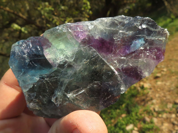 Natural Watermelon Fluorite Cobbed Specimens  x 12 From Uis, Namibia - TopRock