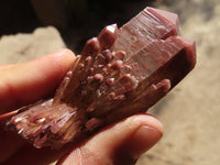 Natural Red Hematoid Quartz Crystals x 12 From Karoi, Zimbabwe - Toprock Gemstones and Minerals 
