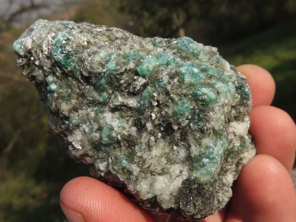 Natural Green Emerald In Mica & Quartz Matrix Specimens  x 5 From Zimbabwe - TopRock