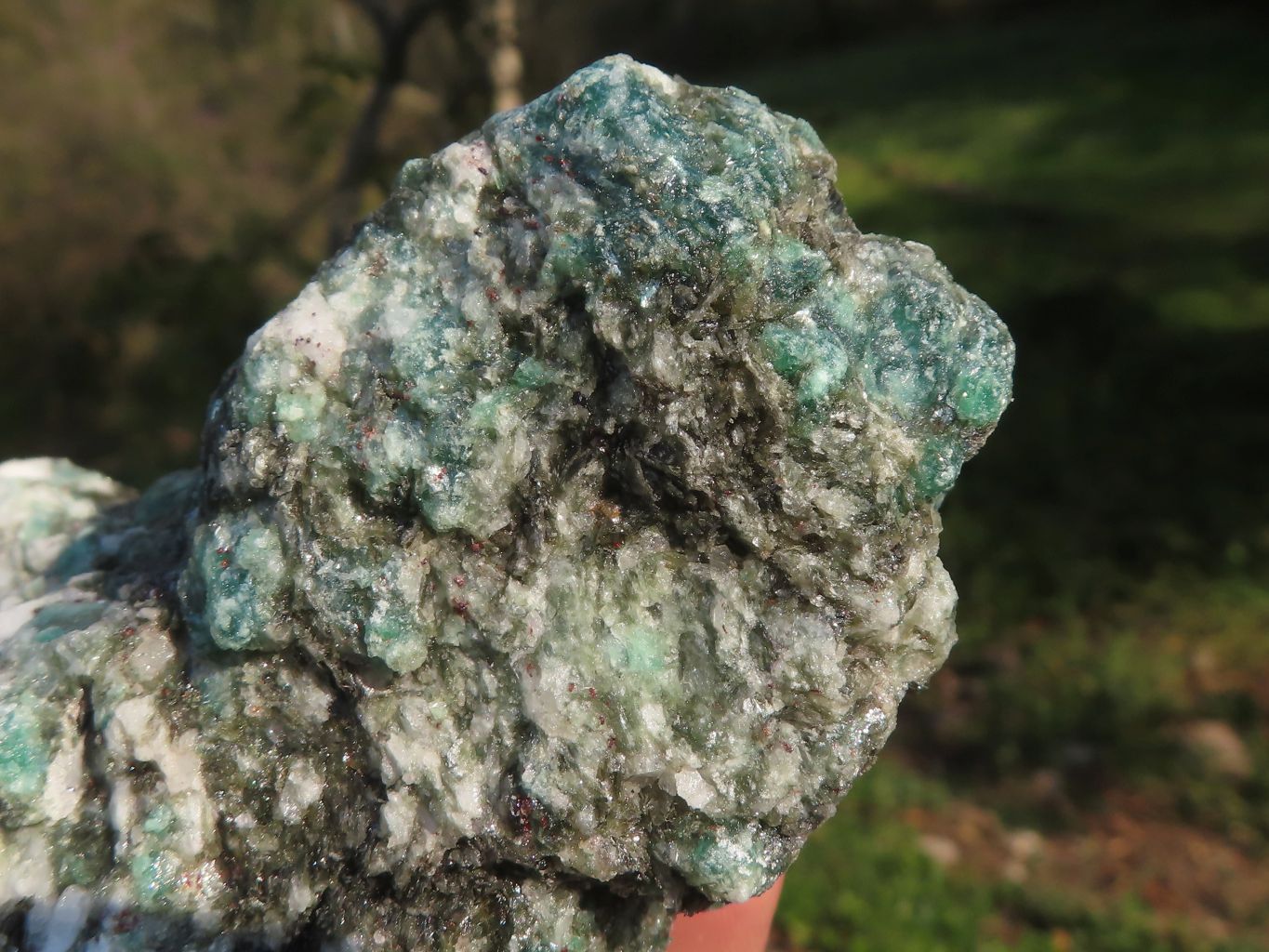 Natural Green Emerald In Mica & Quartz Matrix Specimens  x 5 From Zimbabwe - TopRock