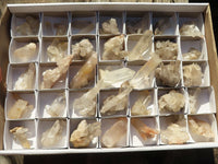 Natural Smokey Quartz Specimens With Tangerine Colouration  x 35 From Madagascar - Toprock Gemstones and Minerals 