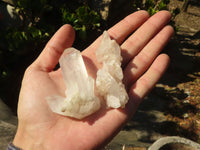Natural Smokey Quartz Specimens With Tangerine Colouration  x 35 From Madagascar - Toprock Gemstones and Minerals 