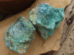 Natural Rough Blue Shattuckite Specimens  x 12 From Kaokoveld, Namibia - TopRock